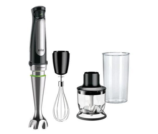 BAZAR - Braun MultiQuick 7 MQ 7025X tyčový mixér, 1000 W, SplashControl, Smart Speed - opraveno, použito