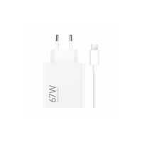 Xiaomi MDY-12-EH USB-A 67W Cestovní Nabíječka + USB-C 6.2A Datový Kabel White