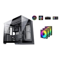 1stCOOL skříň DREAMER, Mid Tower, AU, USB 3.0, USB-C, 3x 120mm ARGB Fan, černá