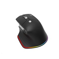 ACER bezdrátová myš Easy Fit Mouse,ergonomická,4000dpi,6 tlačítek,RGB,10m dosah,USB-C,BT,Black – náhled 2