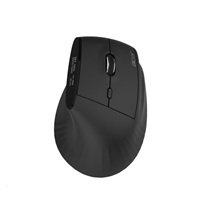 ACER bezdrátová myš Smart Fit Vertical Mouse,8000 dpi,10 tlačítek,RGB,10m dosah,BT,USB,výdrž 120h,Black – náhled 1