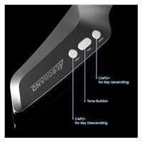 Aeroband Guitar - Smart Elektrická Kytara pouzdro, černá