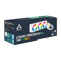 ARCTIC Vodní chladič Liquid Freezer III 360 Pro ARGB, 3x120mm, AM5, LGA1851, bílá