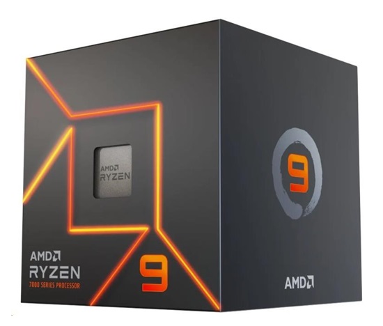 BAZAR - CPU AMD RYZEN 9 7900, 12-core, 3.7GHz, 76MB cache, 65W, socket AM5, BOX - Poškozený obal (Komplet)