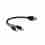 PREMIUMCORD Nabíjecí kabel USB 2.0, 2xUSB-C na USB, 15cm, černá
