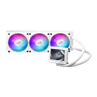 ASUS vodní chladič CPU AIO ROG RYUJIN III 360 ARGB EXTREME, 3x120mm, LGA1851, AM5, bílá