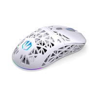 Endorfy Herní myš LIV Plus Wireless Onyx White, Bezdrátová, ARGB, bílá