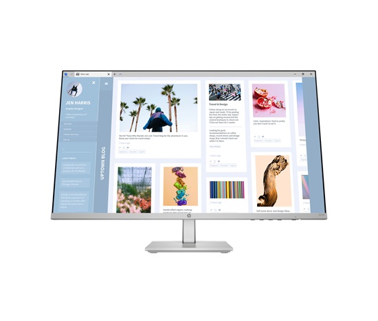 HP LCD 527sh, IPS matný 27" FHD 1920x1080, 300nit, 5ms, VGA, HDMI, výškově nastavitelný- rozbaleno