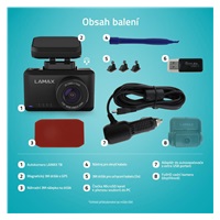LAMAX T8 - kamera do auta