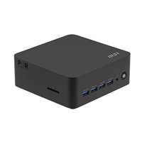 MSI PC Cubi Z AI 8M-004BEU, R9 8945HS, N/A, N/A SSD, N/A, No OS, Black