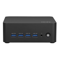MSI PC Cubi Z AI 8M-004BEU, R9 8945HS, N/A, N/A SSD, N/A, No OS, Black