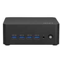 MSI PC Cubi Z AI 8M-006BEU, R7 8845HS, N/A, N/A SSD, N/A, No OS, Black