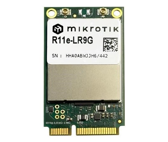 MikroTik R11e-LR9G miniPCIe LoRa® adaptér s GPS