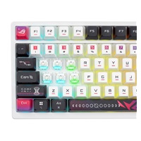ASUS Klávesnice ROG Azoth X, Mechanická, Bezdrátová BT, RF 2.4GHz, US, bílá