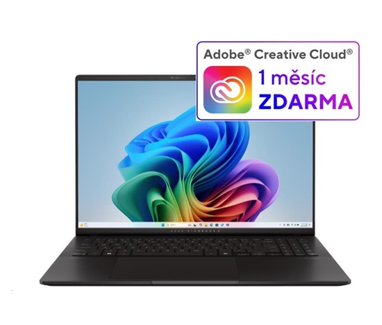 ASUS NTB Vivobook S 16 OLED (M5606KA-OLED045W), R7-AI-350, 16" 2880 x 1800, 16GB, 1TB SSD, Radeon, W11 Home, Black_ rozb