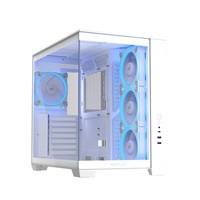 ASUS Case A32 PLUS TG ARGB, ATX, Průhledná bočnice, 4x 120mm ARGB Fan, Bílá – náhled 1