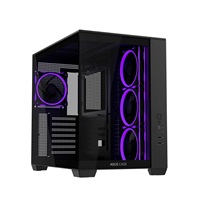 ASUS Case A32 PLUS TG ARGB, ATX, Průhledná bočnice, 4x 120mm ARGB Fan, Černá – náhled 1