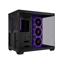 ASUS Case A32 PLUS TG ARGB, ATX, Průhledná bočnice, 4x 120mm ARGB Fan, Černá