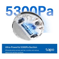 TP-Link Tapo RV20 Max Plus White robotický vysavač s mopem, bílý