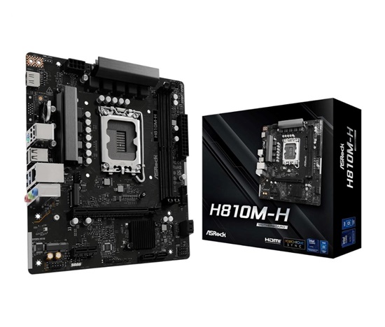 ASRock MB Sc LGA1851 H810M-H, Intel H810, 2xDDR5, 1xHDMI, mATX