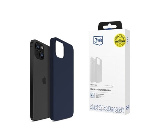 3mk Silicone Case pro Apple iPhone 15 Plus   Dark Navy