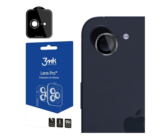 3mk Lens Protection Pro Graphite Grey pro Apple iPhone 16E