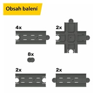 Intelino - sada krátkých kolejí