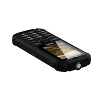 EVOLVEO StrongPhone Q1, vodotěsný odolný Dual SIM telefon, černý