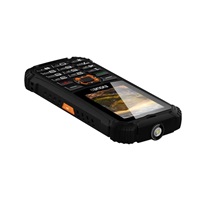 EVOLVEO StrongPhone Q1, vodotěsný odolný Dual SIM telefon, černo-oranžový