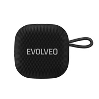 EVOLVEO TopSound, bezdrátový vodotěsný bluetooth reproduktor s rádiem, černý
