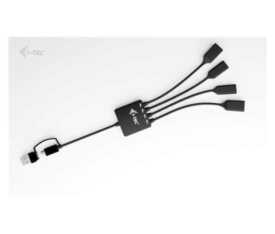 i-tec USB-C/USB-A Cable HUB 4 port (2x USB-C, 2x USB-A)
