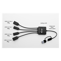 i-tec USB-C/USB-A Cable HUB 4 port (2x USB-C, 2x USB-A)