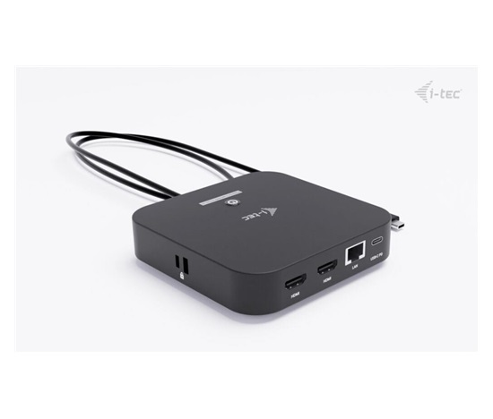 i-tec USB-C Dual HDMI Docking Station with Power Delivery 100W + i-tec Universal Charger 100W