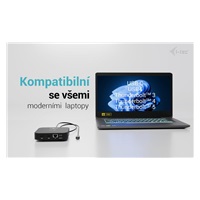 i-tec USB-C Dual HDMI Docking Station with Power Delivery 100W + i-tec Universal Charger 100W
