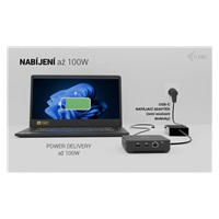 i-tec USB-C DP Dual HDMI Docking Station, Power Delivery 100W