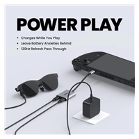 XREAL Dokovací stanice USB-C, 45W, Pro XREAL Brýle, šedá