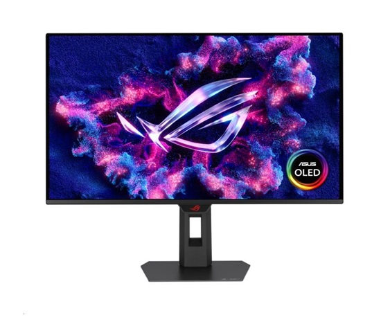 ASUS LCD 27" XG27ACDMS ROG Strix OLED, 2560x1440, 250nits, 280Hz, 0,03ms, HDR, Vesa, DP, HDMI, USB, Audio, Black