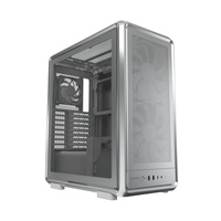 Cooler Master case MasterFrame 500 Mesh Silver, Průhledná bočnice, ATX, 2x 200mm Fan, 1x 120mm Fan, Šedá