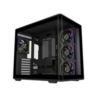 Cooler Master case Elite 600, ATX, Průhledná bočnice, 4x 120mm Fan, Černá – náhled 1