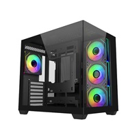 Cooler Master case Elite 681, ATX, Průhledná bočnice, 4x 120mm ARGB Fan, Černá – náhled 1