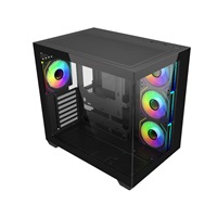Cooler Master case Elite 681, ATX, Průhledná bočnice, 4x 120mm ARGB Fan, Černá