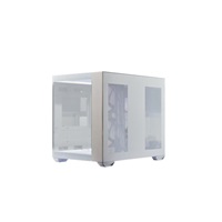 Cooler Master case Elite 481 Wood, ATX, Průhledná bočnice, 3x 120mm ARGB Fan, Bílá