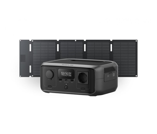 EcoFlow River 3 UPS + EcoFlow 45W solární panel (Typ-C) (Hard Bundle)