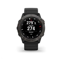 Garmin epix Pro (Gen 2) Glass - 51 mm - Gray / Black Silicone Band EU