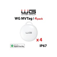 WG - 4x Lokátor s podporou Apple Find My, MVTag, bílá