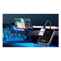 WG - Adaptér pro bezdrátové Apple CarPlay nebo Android Auto, černá