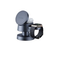 WG - Bezdrátová nabíječka 4v1 Mush8oom, lampička, šedá