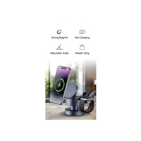 WG - Bezdrátová nabíječka 4v1 Mush8oom, lampička, šedá