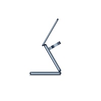 WG - Bezdrátová nabíječka WG39, 3v1, 15W+5W+3W, šedá