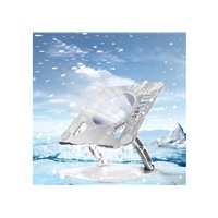 WG - Chladící podložka pro notebook, 15,6", stříbrná